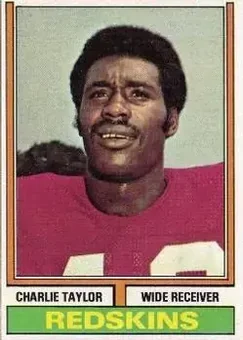 1974 Topps #510 - Charley Taylor - Washington Redskins 1974 Topps #510 - Charley Taylor - Washington Redskins