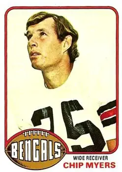1976 Topps #491 - Chip Myers - Cincinnati Bengals