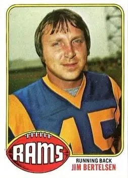 1976 Topps #493 - Jim Bertelsen - Los Angeles Rams