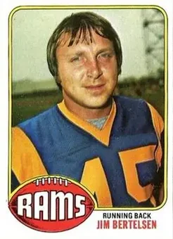 1976 Topps #493 - Jim Bertelsen - Los Angeles Rams