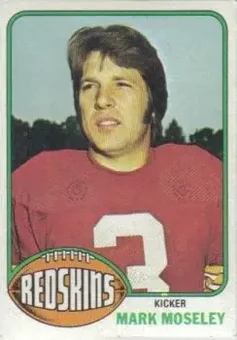 1976 Topps #494 - Mark Moseley - Washington Redskins