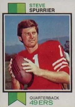 1973 Topps #481 - Steve Spurrier - San Francisco 49ers