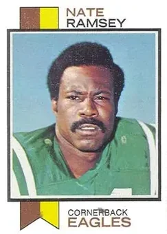 1973 Topps #482 - Nate Ramsey - Philadelphia Eagles