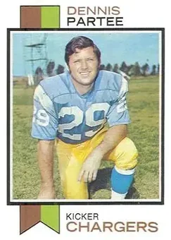 1973 Topps #483 - Dennis Partee - San Diego Chargers 1973 Topps #483 - Dennis Partee - San Diego Chargers