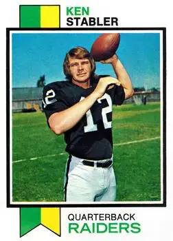 1973 Topps #487 - Ken Stabler - Oakland Raiders