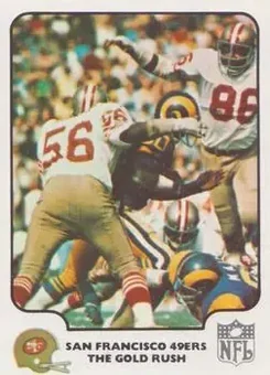 1977 Fleer Team Action #52 - Card #52 - San Francisco 49ers 1977 Fleer Team Action #52 - Card #52 - San Francisco 49ers