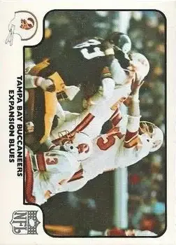 1977 Fleer Team Action #54 - Card #54 - Tampa Bay Buccaneers - Front