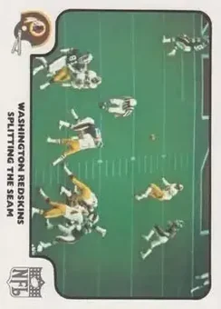 1977 Fleer Team Action #55 - Card #55 - Washington Redskins