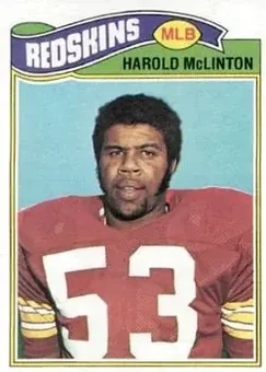1977 Topps #31 - Harold McLinton - Washington Redskins
