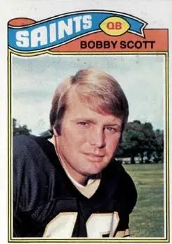 1977 Topps #36 - Bobby Scott - New Orleans Saints 1977 Topps #36 - Bobby Scott - New Orleans Saints