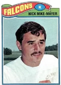 1977 Topps #37 - Nick Mike-Mayer - Atlanta Falcons