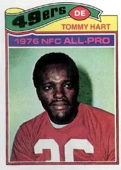1977 Topps #40 - Tommy Hart - San Francisco 49ers