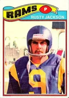 1977 Topps #42 - Rusty Jackson - Los Angeles Rams