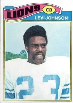 1977 Topps #43 - Levi Johnson - Detroit Lions