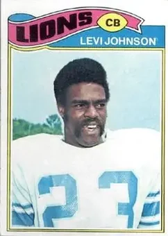 1977 Topps #43 - Levi Johnson - Detroit Lions
