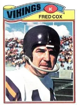 1977 Topps #46 - Fred Cox - Minnesota Vikings