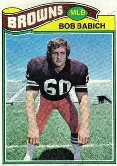 1977 Topps #47 - Bob Babich - Cleveland Browns