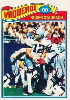 1977 Topps Mexican #45 - Roger Staubach - Dallas Cowboys 1977 Topps Mexican #45 - Roger Staubach - Dallas Cowboys