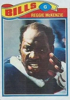 1977 Topps Mexican #48 - Reggie McKenzie - Buffalo Bills