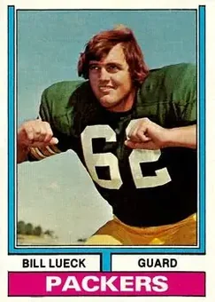 1974 Topps #513 - Bill Lueck - Green Bay Packers