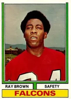 1974 Topps #514 - Ray Brown - Atlanta Falcons