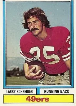 1974 Topps #517 - Larry Schreiber - San Francisco 49ers 1974 Topps #517 - Larry Schreiber - San Francisco 49ers