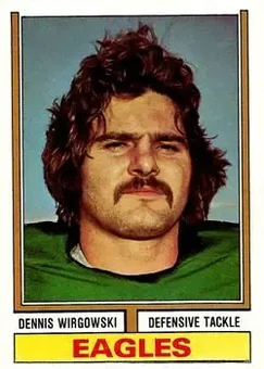 1974 Topps #518 - Dennis Wirgowski - Philadelphia Eagles