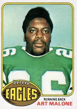 1976 Topps #502 - Art Malone - Philadelphia Eagles