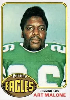 1976 Topps #502 - Art Malone - Philadelphia Eagles
