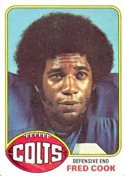 1976 Topps #503 - Fred Cook - Baltimore Colts