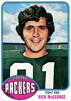 1976 Topps #504 - Rich McGeorge - Green Bay Packers
