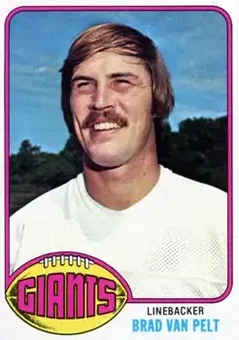 1976 Topps #509 - Brad Van Pelt - New York Giants