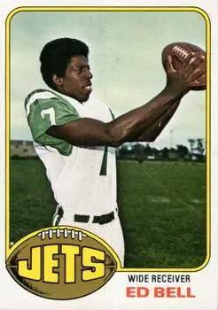 1976 Topps #512 - Ed Bell - New York Jets - Front