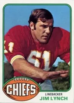 1976 Topps #517 - Jim Lynch - Kansas City Chiefs