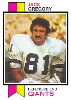 1973 Topps #490 - Jack Gregory - New York Giants
