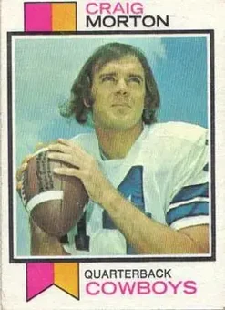 1973 Topps #493 - Craig Morton - Dallas Cowboys