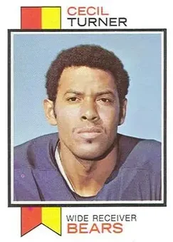 1973 Topps #494 - Cecil Turner - Chicago Bears