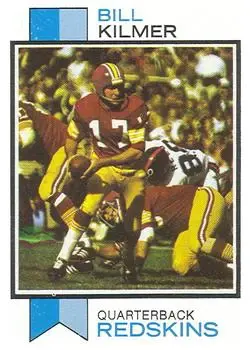 1973 Topps #499 - Bill Kilmer - Washington Redskins
