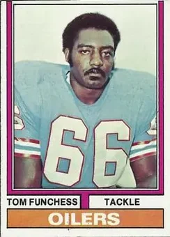 1974 Topps #527 - Tom Funchess - Houston Oilers 1974 Topps #527 - Tom Funchess - Houston Oilers