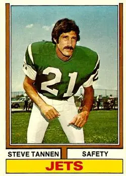 1974 Topps #528 - Steve Tannen - New York Jets - Front