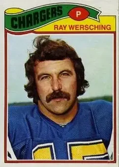 1977 Topps Mexican #57 - Ray Wersching - San Diego Chargers