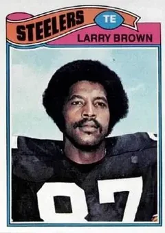 1977 Topps #51 - Larry Brown - Pittsburgh Steelers