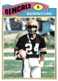 1977 Topps #52 - Marvin Cobb - Cincinnati Bengals