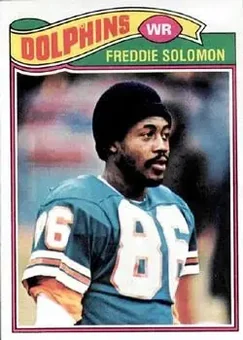 1977 Topps #54 - Freddie Solomon - Miami Dolphins