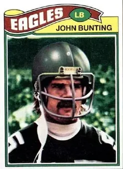 1977 Topps #56 - John Bunting - Philadelphia Eagles