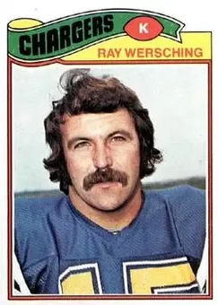 1977 Topps #57 - Ray Wersching - San Diego Chargers