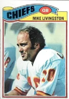 1977 Topps #58 - Mike Livingston - Kansas City Chiefs