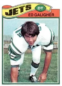 1977 Topps #63 - Ed Galigher - New York Jets