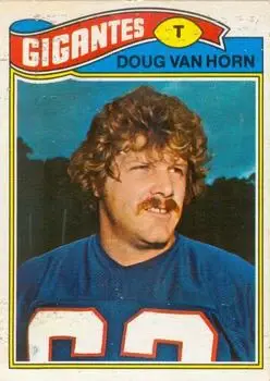 1977 Topps Mexican #73 - Doug Van Horn - New York Giants