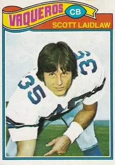 1977 Topps Mexican #76 - Scott Laidlaw - Dallas Cowboys